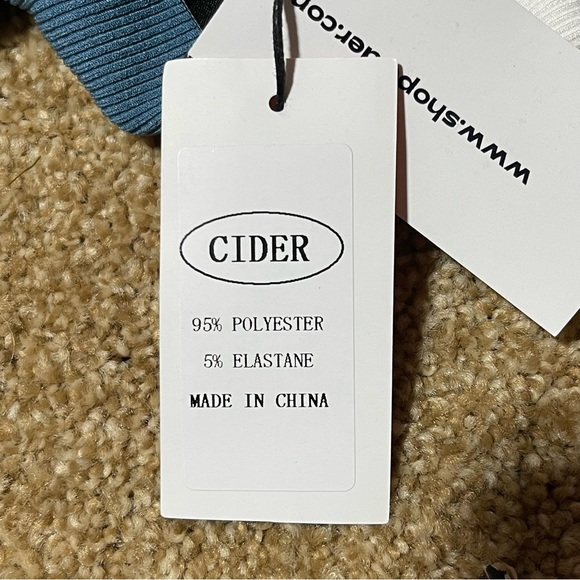 NWT Cider Clothing Strappy Crop Tank Top - Picture 4 of 4